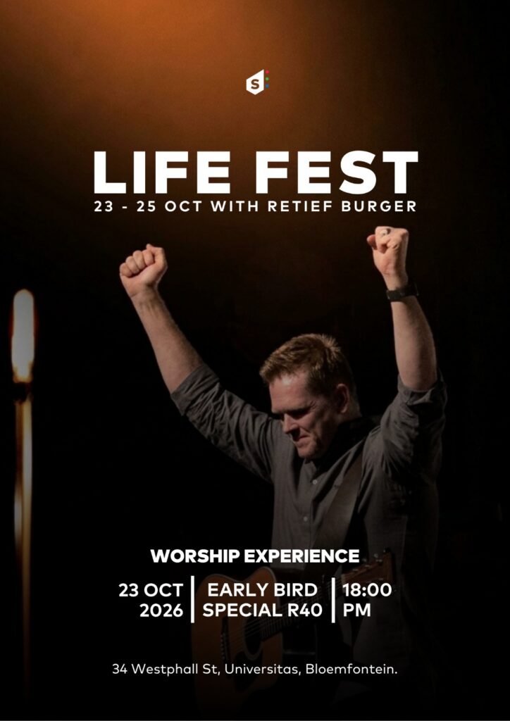 Life Fest worship experience with Retief Burger, 23 October 2026